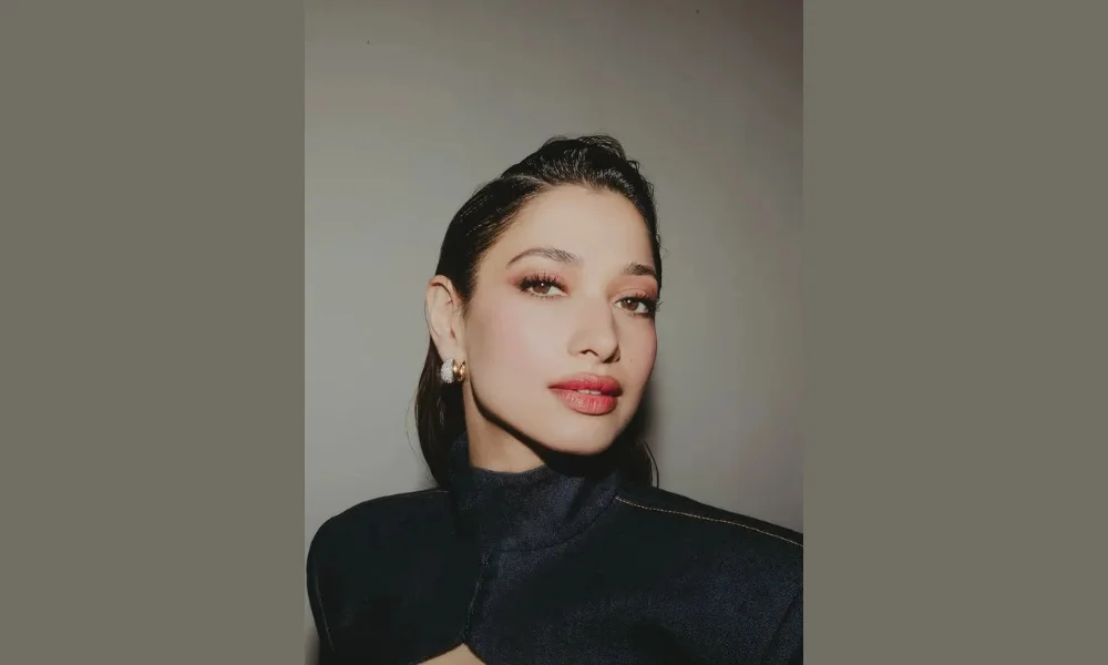 Styling Choices and Accessories for Tamannaah Bhatia's Denim Dress