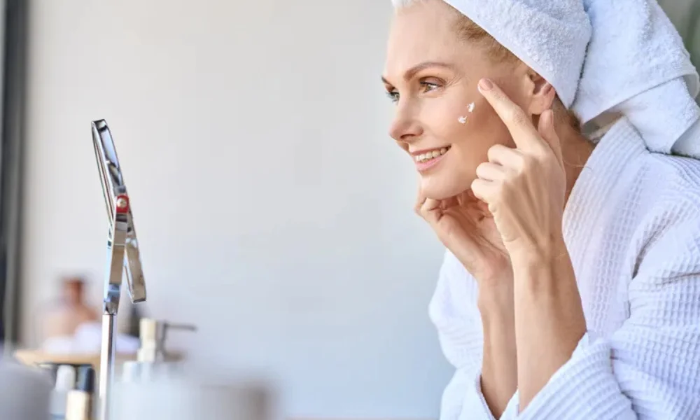 Skincare routine for combination skin
