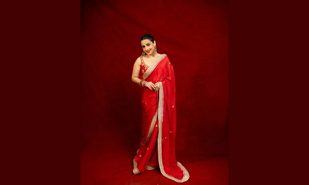 Maa Brahmacharini Styling 2025 by Vidya Balan