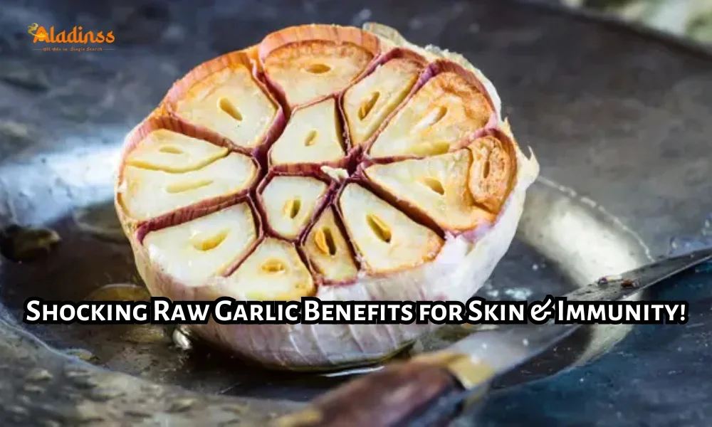 raw garlic benefits for immunity and glowing skin
