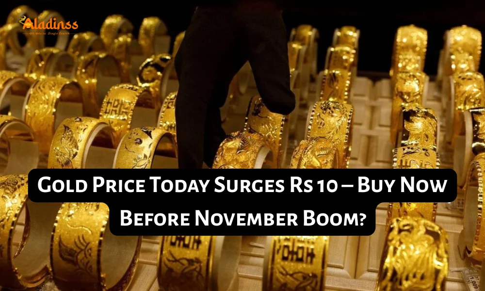 Gold Price Today Increases to Rs 11310 per Gram