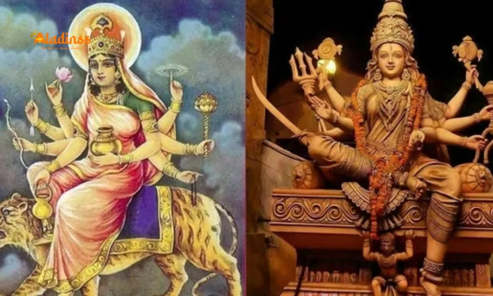 Navratri 2025 4th Day Goddess Kushmanda Worship in Yellow