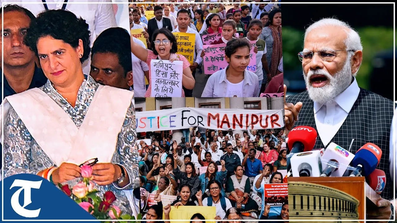 Priyanka Gandhi Kharge Modi Manipur Visit