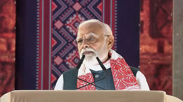PM Modi Assam Speech on Nehru’s Wounds