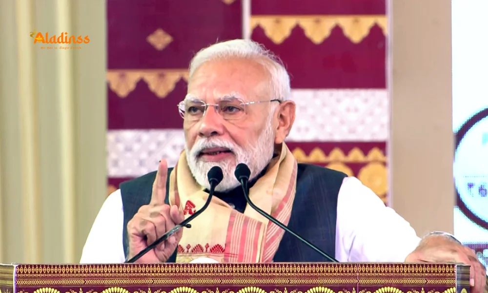 PM Modi Alleges Nehru’s Wounds on Assam Still Unhealed
