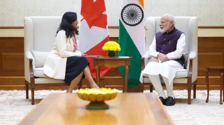 Anita Anand PM Modi meeting