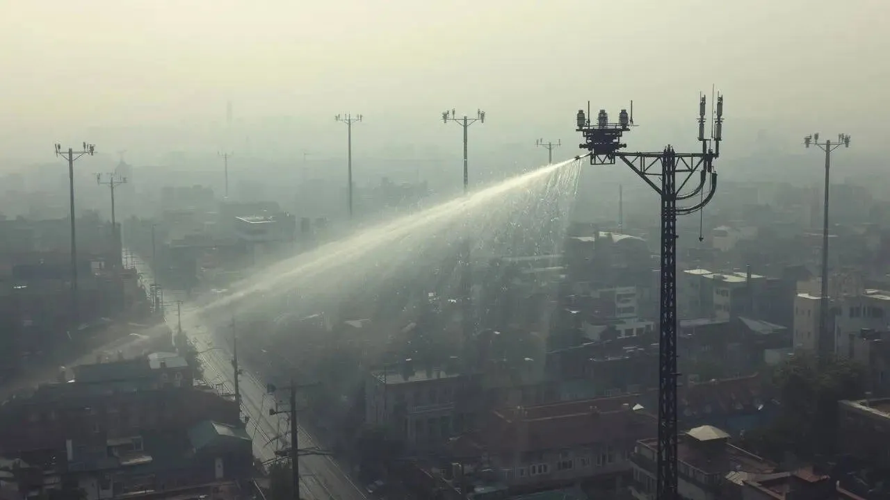 Delhi AQI 352 artificial rain plan delayed