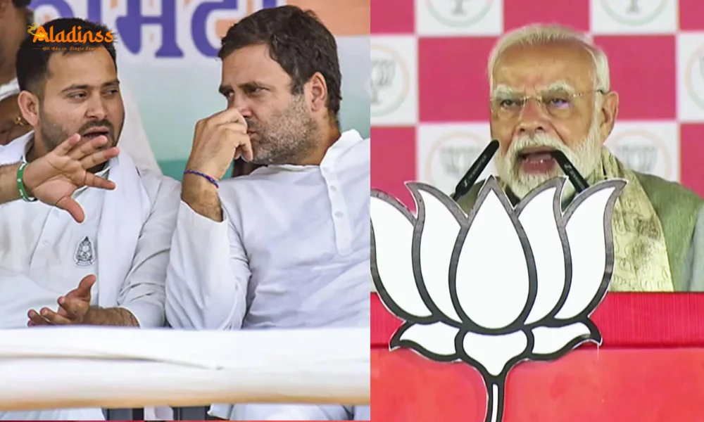 Shocking! Modi Calls Rahul-Tejashwi "Oil & Water" Bihar Alliance Doomed?