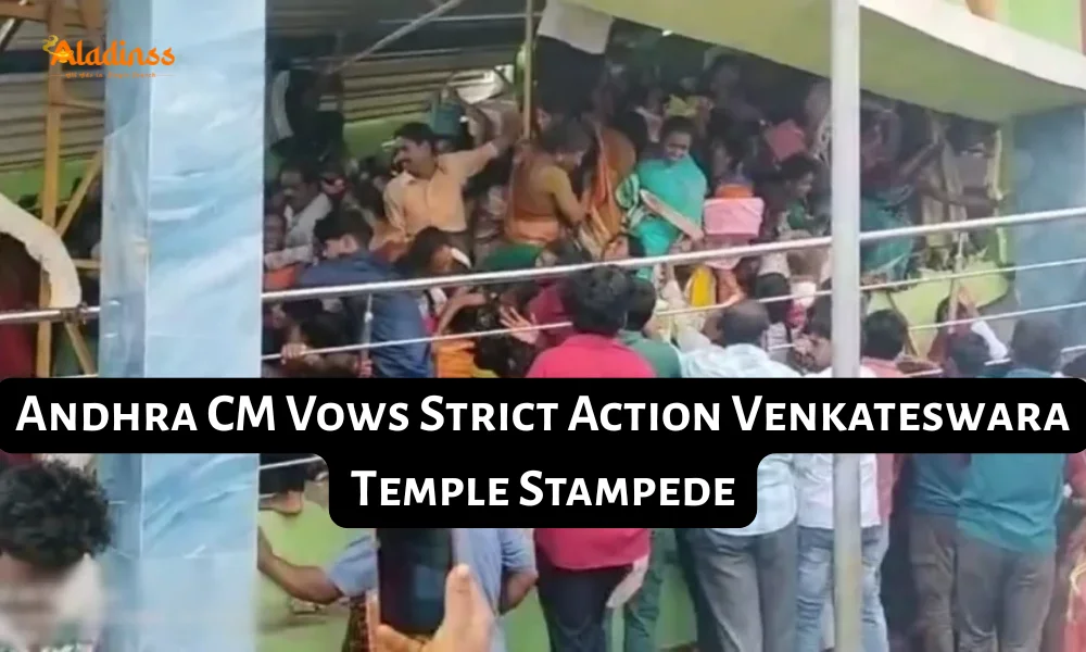 Andhra CM Vows Strict Action Venkateswara Temple Stampede