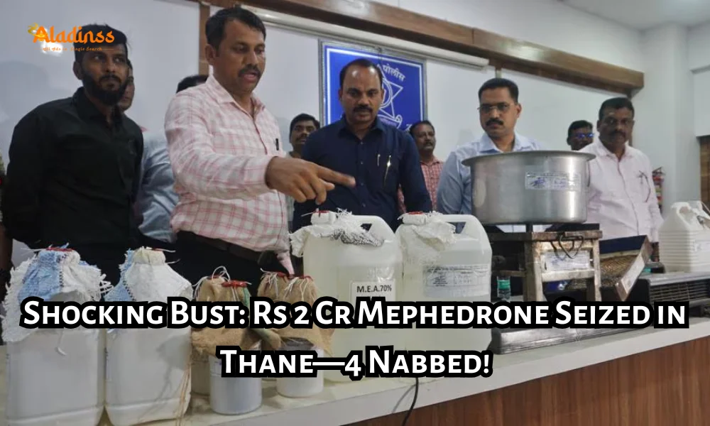 Thane Mephedrone Seizure Rs 2 Crore Four Arrested
