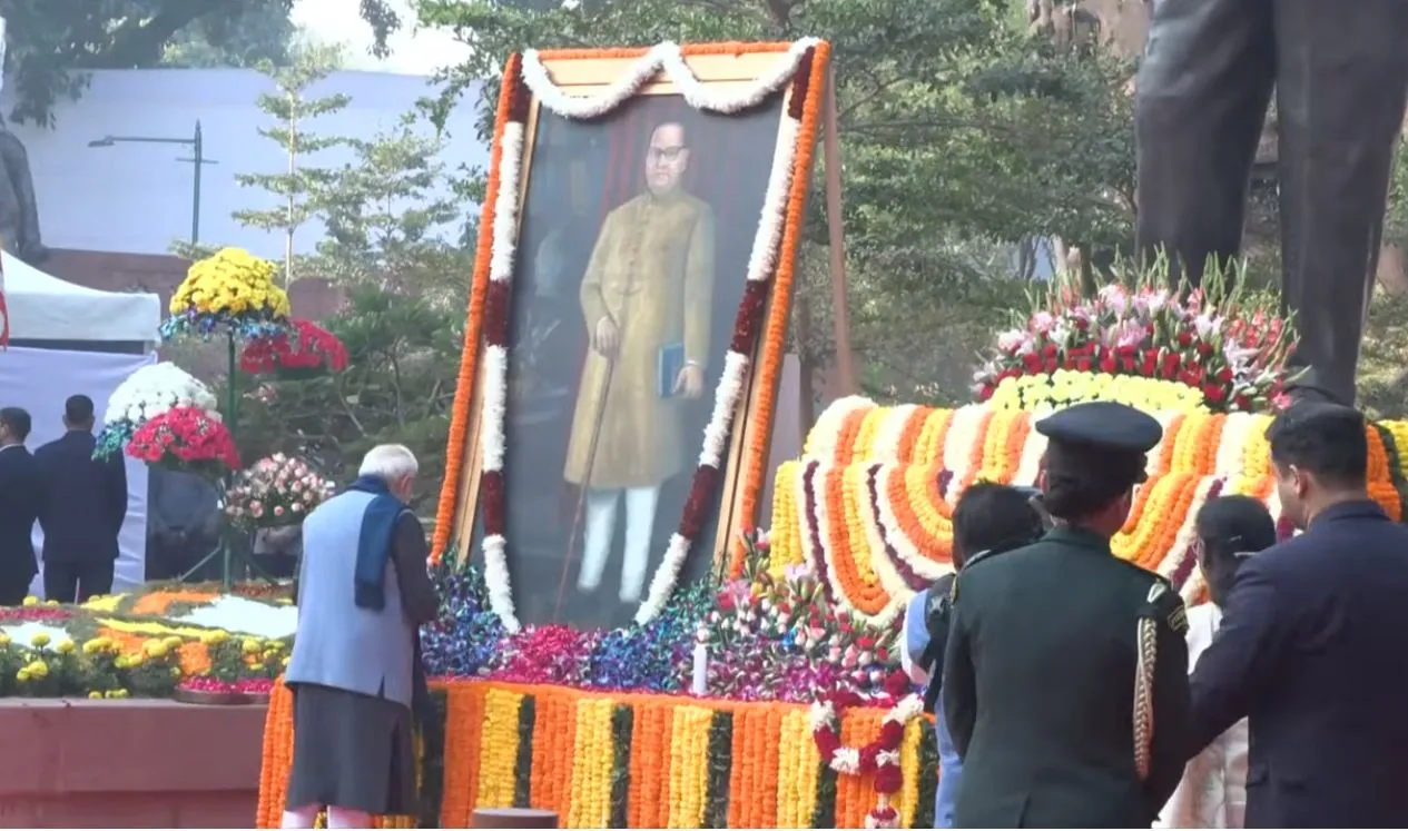 Prime Minister pays tribute to Dr Babasaheb Ambedkar on Mahaparinirvan Diwas breaking news update