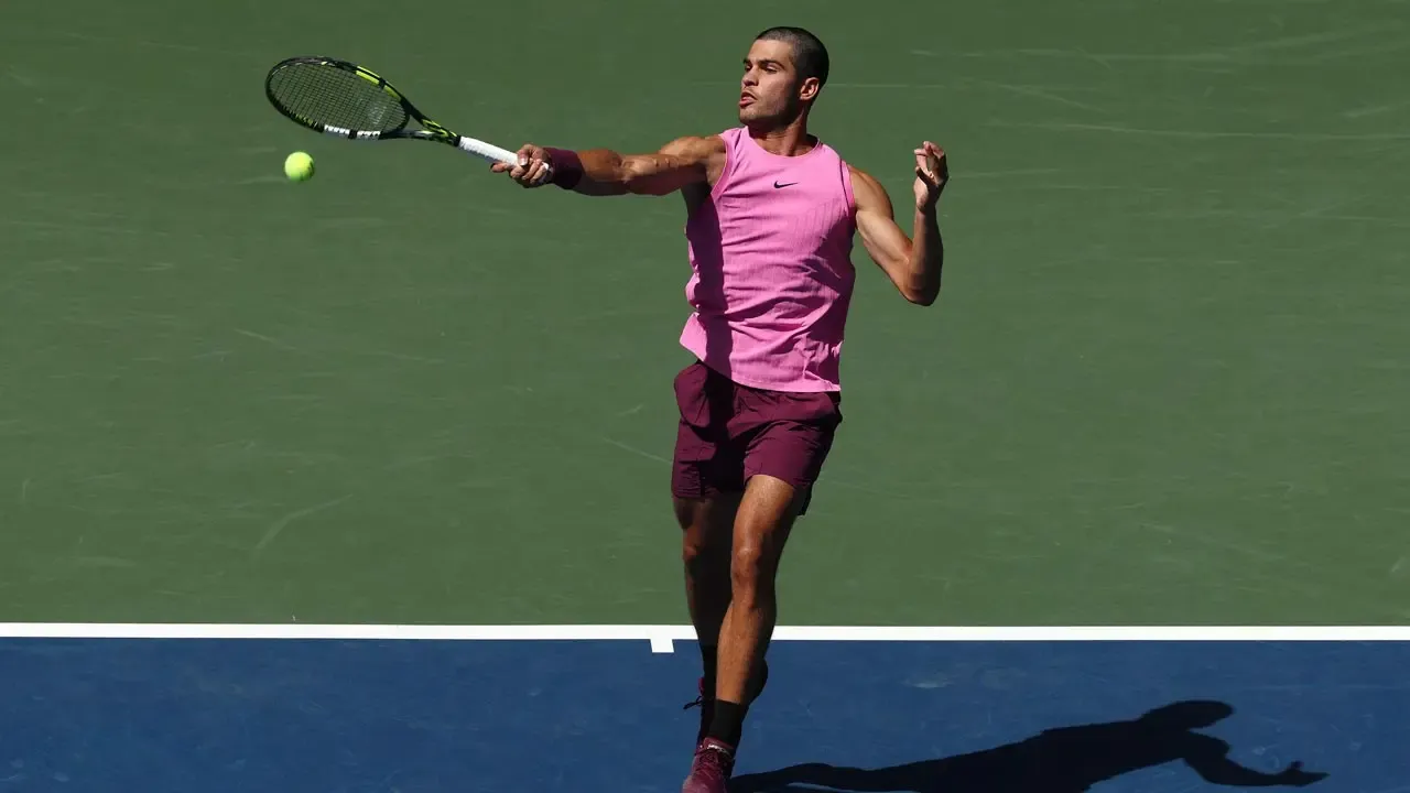 Carlos Alcaraz vs Arthur Rinderknech US Open 2025