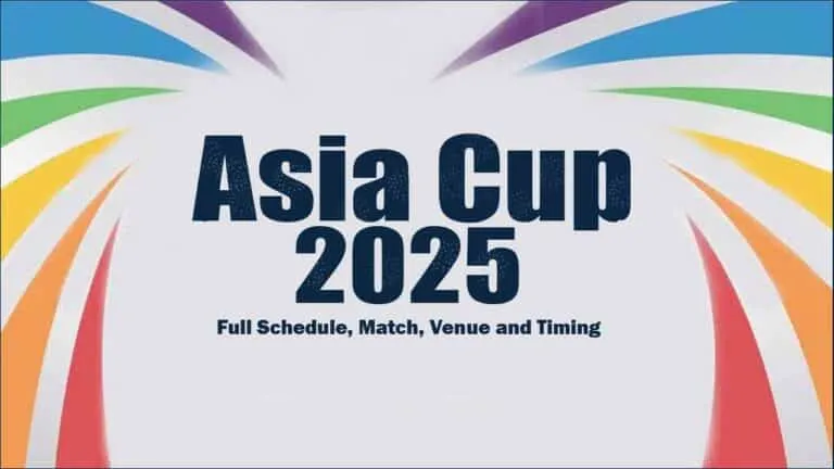Asia Cup 2025 Schedule