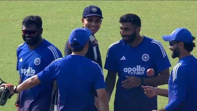 Shubman Gill first toss as Test captain