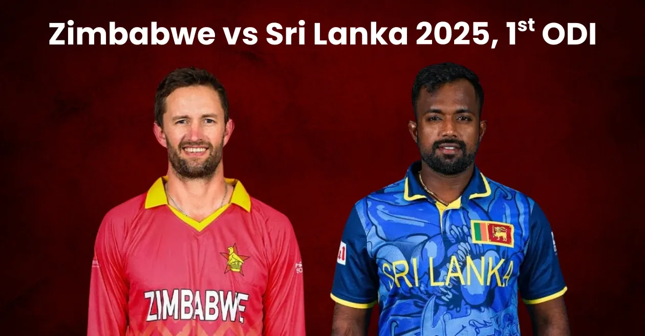 ZIM vs SL Live Score 1st ODI Updates