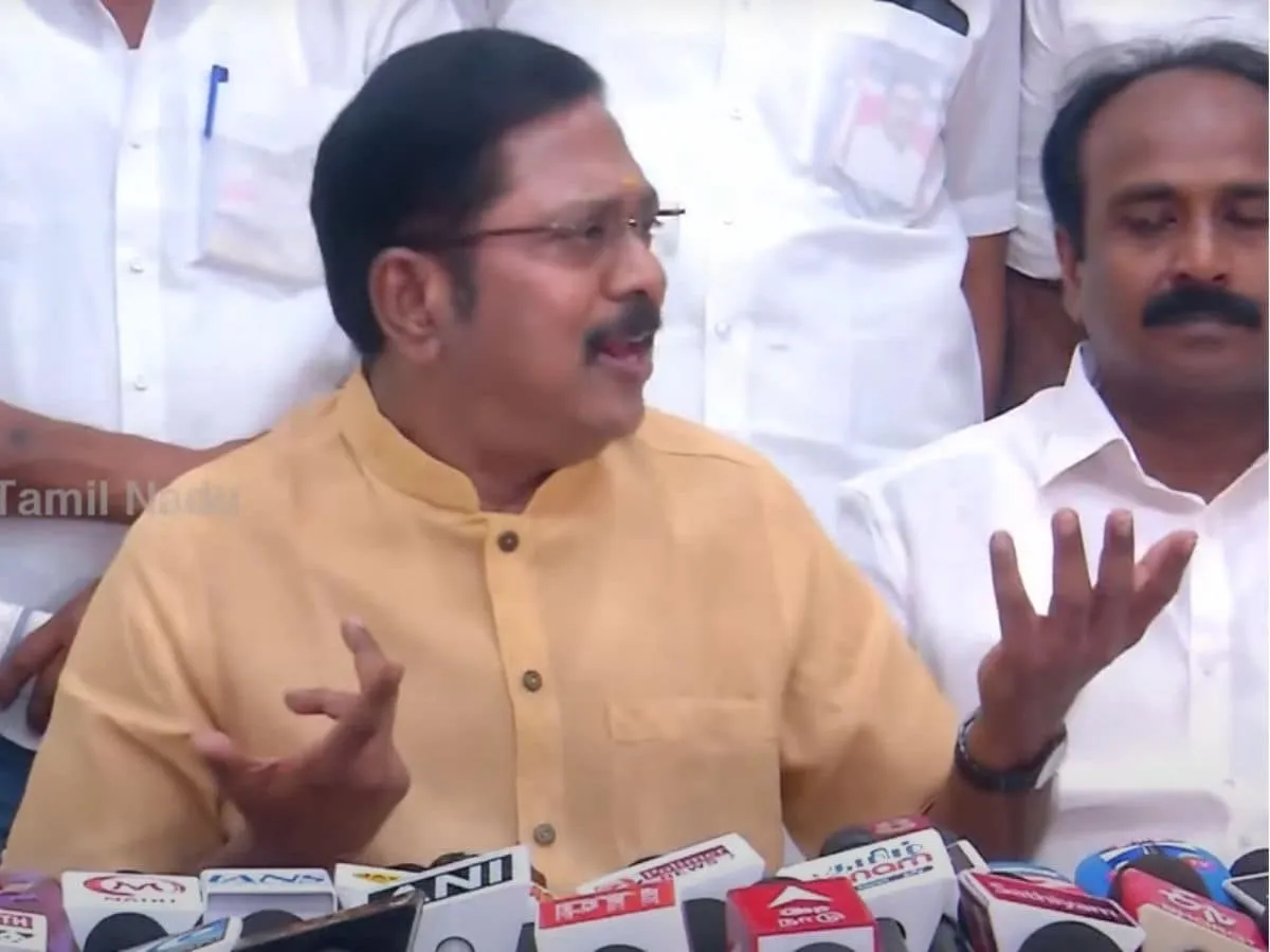TTV Dinakaran blames Nainar Nagendran for NDA split