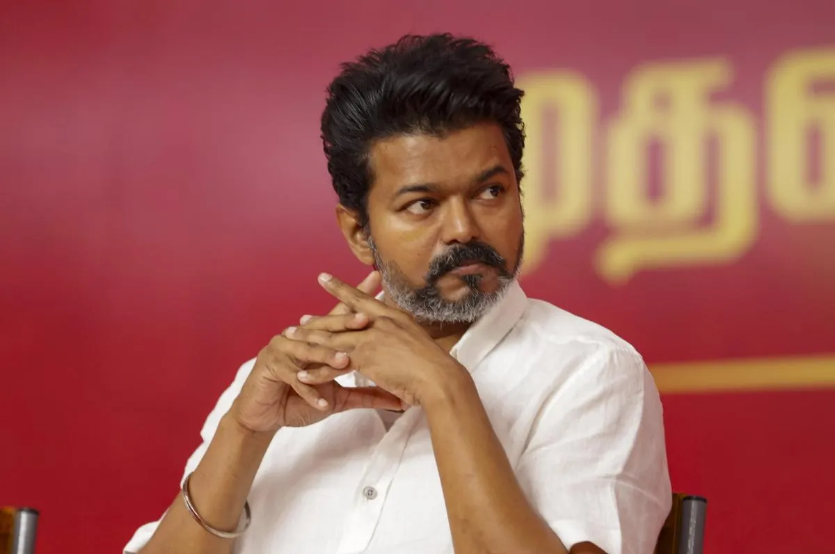 Vijay Karur stampede condolences video call