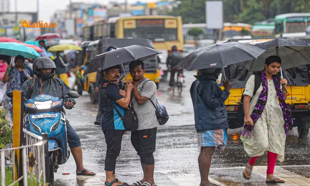 Tamil Nadu Heavy Rain Alert in Tamil Nadu Today