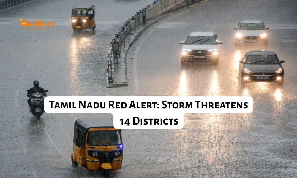 Tamil Nadu Weather Alert: Dangerous Storm Approaches, 14 Districts on Red Alert