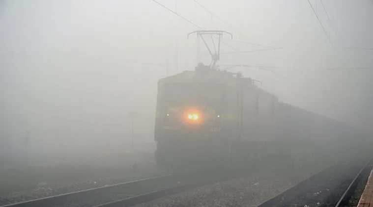 Train delays in Delhi due to dense mist