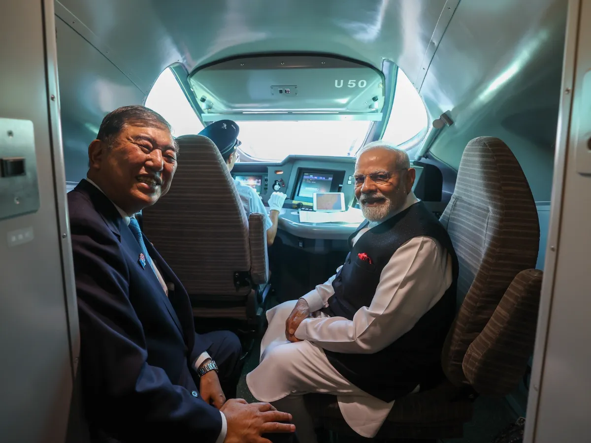 PM Modi Shinkansen Sendai Japan Visit