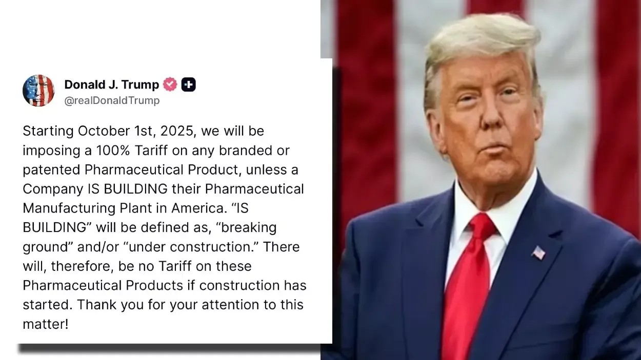 Trump 100% tariff on pharmaceutical imports impact on India