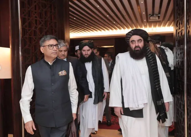 Taliban Minister Press Meet Controversy