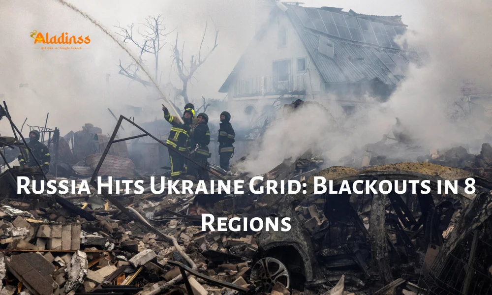 Russia Hits Ukraine Grid: Blackouts in 8 Regions