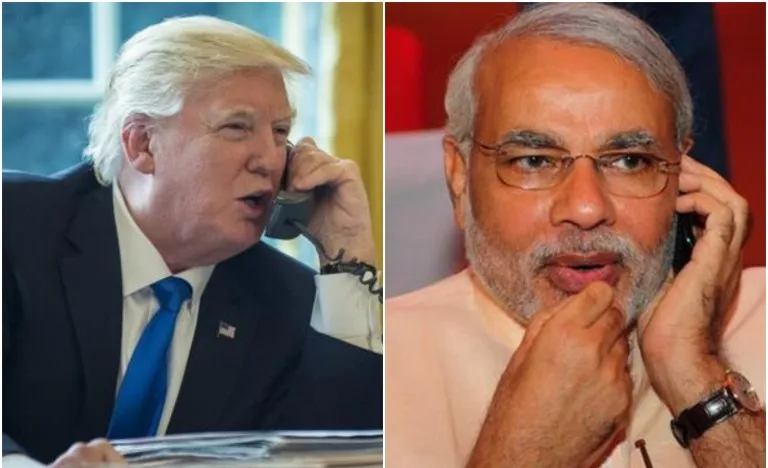 Trump Modi Diwali Call