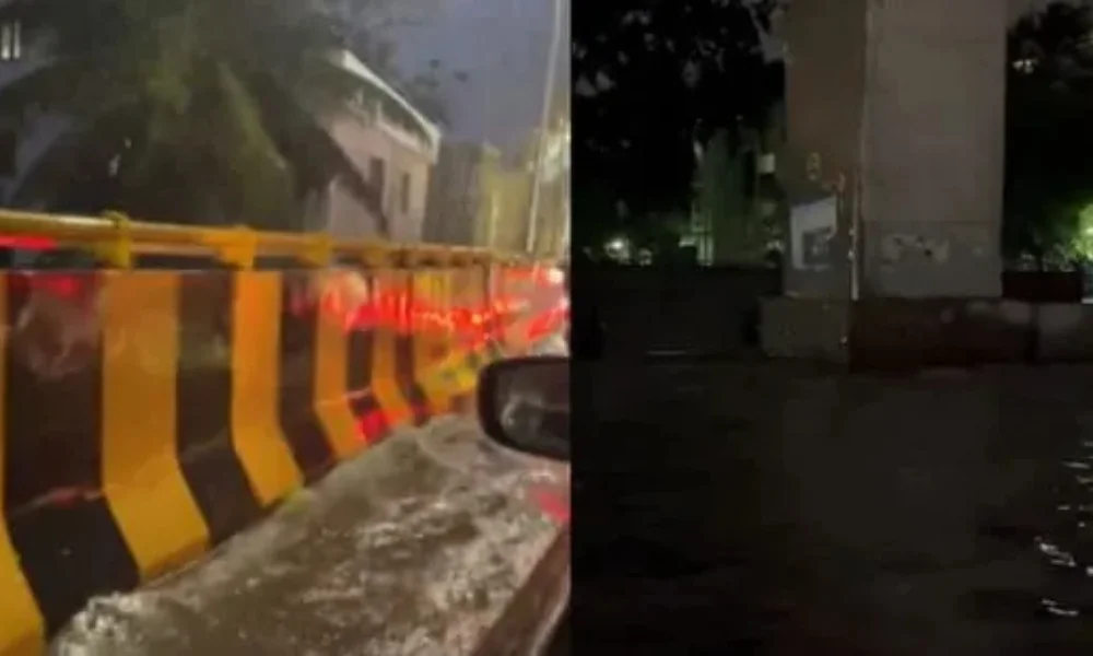 Bengaluru double-decker flyover flooding