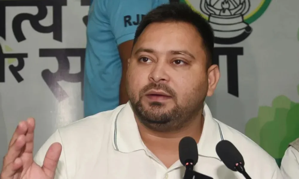 Bihar elections 2025 Tejashwi nomination