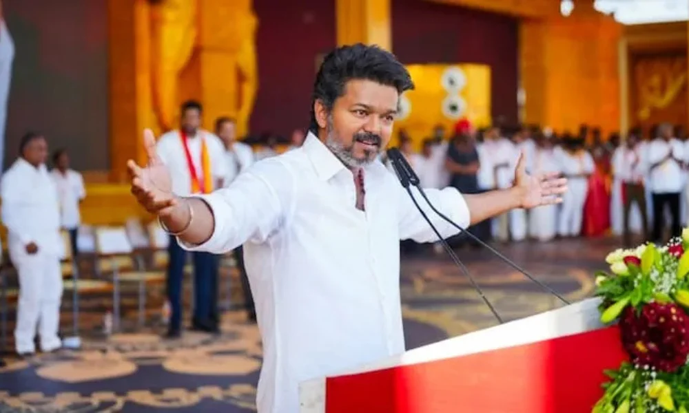 Case Registered Against Thaveka Leader Vijay Over Bouncer Incident at Madurai Conference