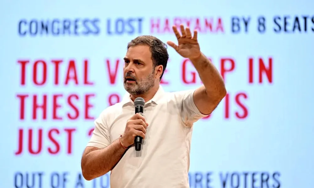 Congress vote chori allegations Bihar election 2025