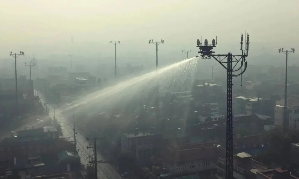 Delhi AQI 352 artificial rain plan delayed