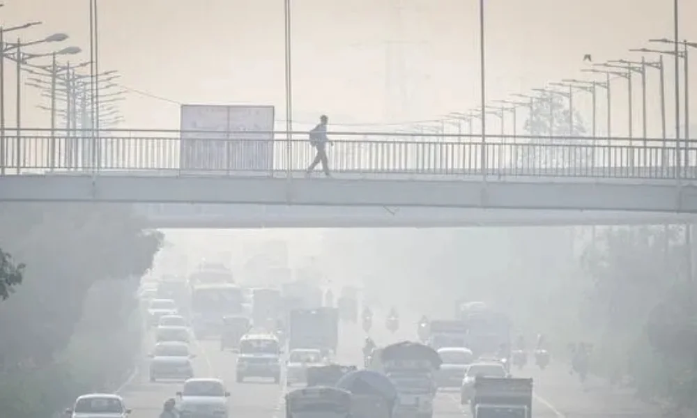 Delhi air quality AQI poor category