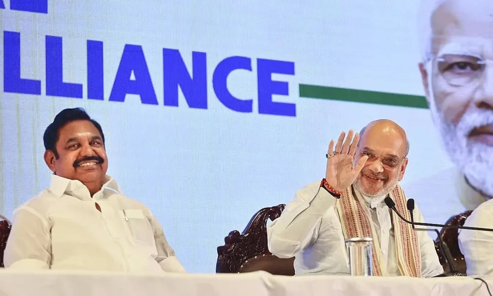 Edappadi Palaniswami meeting Amit Shah in Delhi