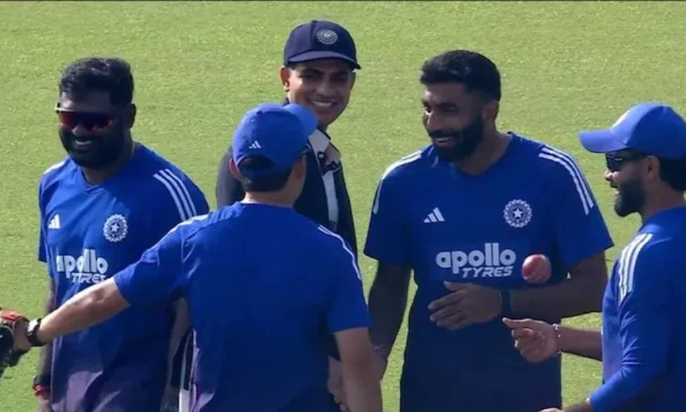 Shubman Gill first toss as Test captain