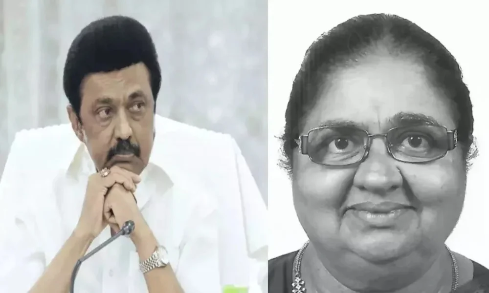 Actress Radhika's Mother Geetha Passes Away M.K. Stalin Pays Tribute