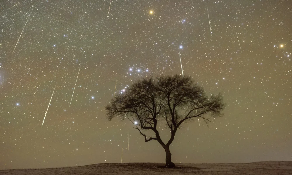 best viewing conditions geminid meteor shower