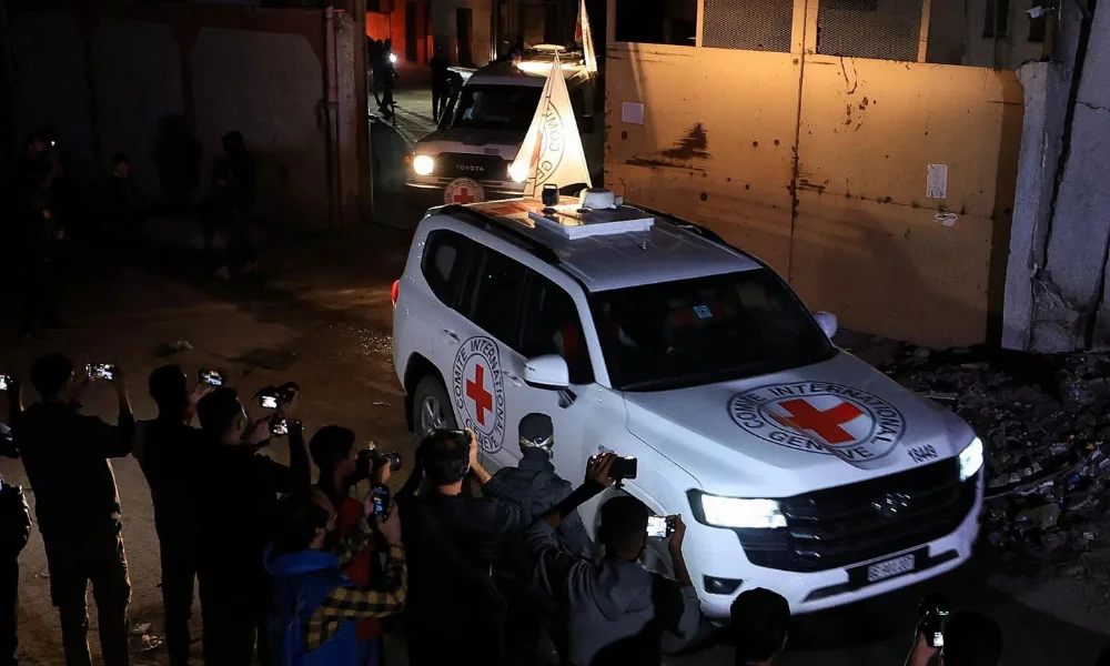 Hamas hostage bodies transfer Gaza ceasefire