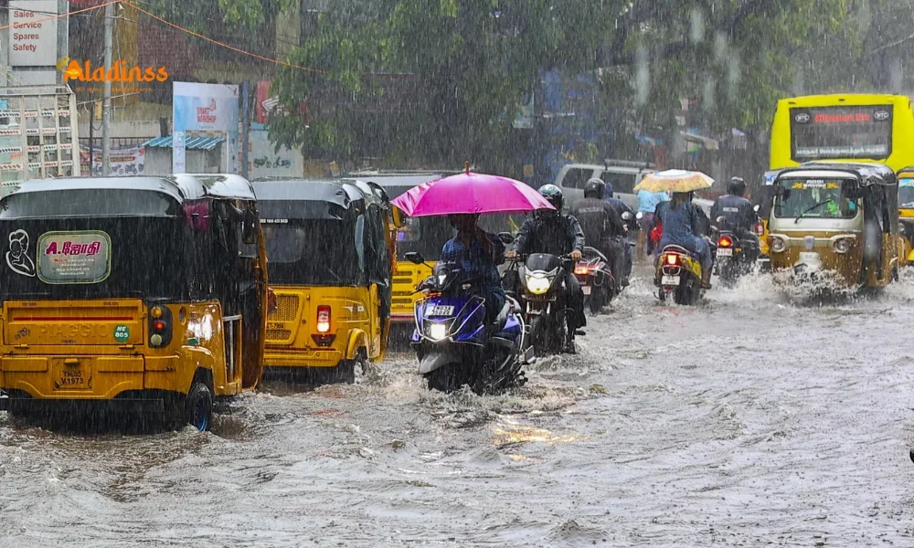 Heavy Rain Alert in 4 Tamil Nadu Districts Today
