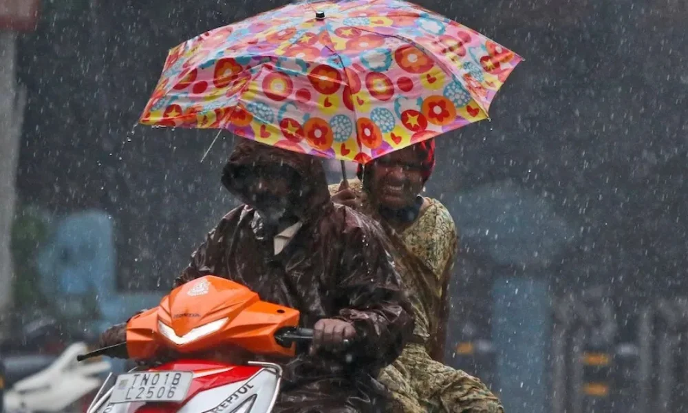 heavy rain in chennai today