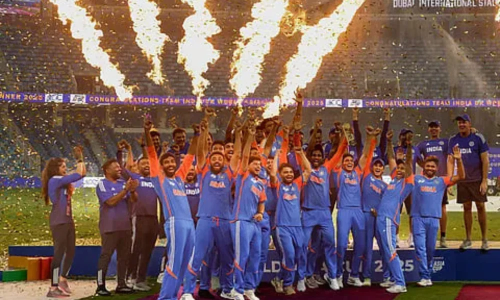IND vs PAK Asia Cup final 2025 trophy delay