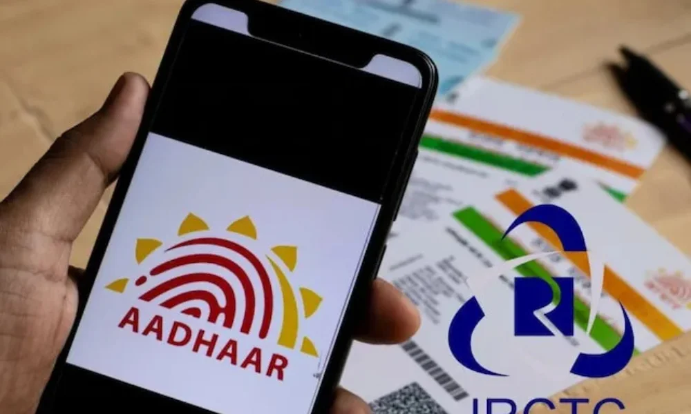 IRCTC Aadhaar linking for train ticket booking October 2025