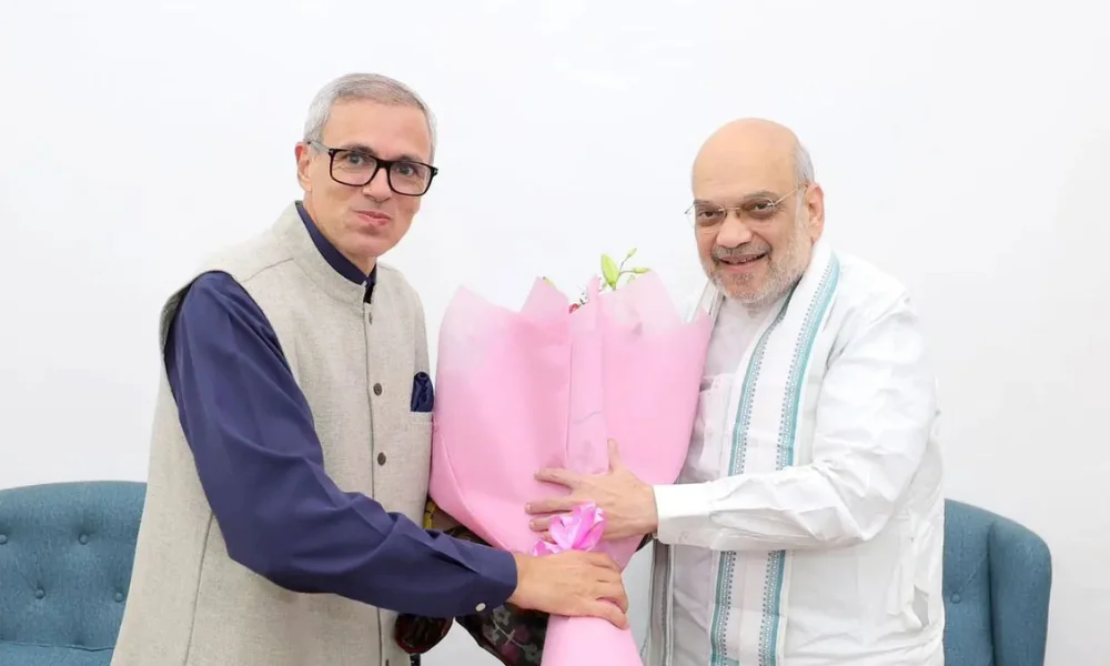 Omar Abdullah Amit Shah J&K Visit 2025