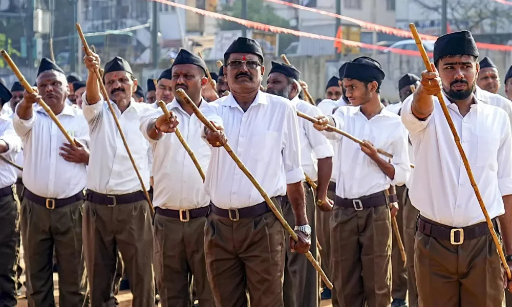 Karnataka PDO Suspended for RSS Event