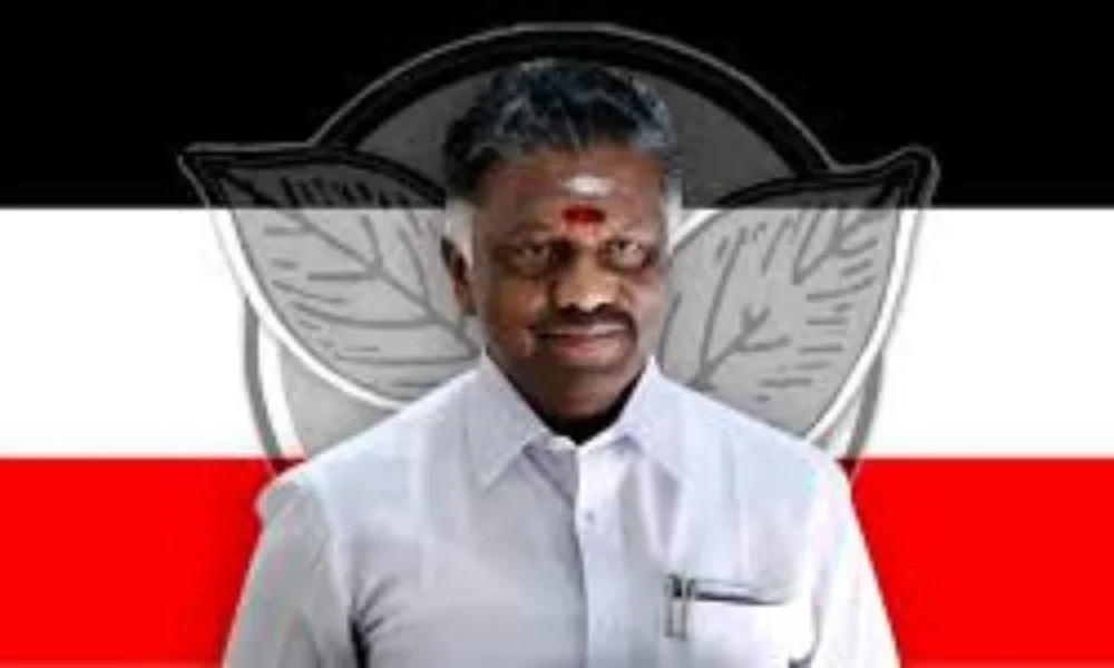 Panneerselvam criticises DMK government over restriction of free Tamil textbooks to schools in other States