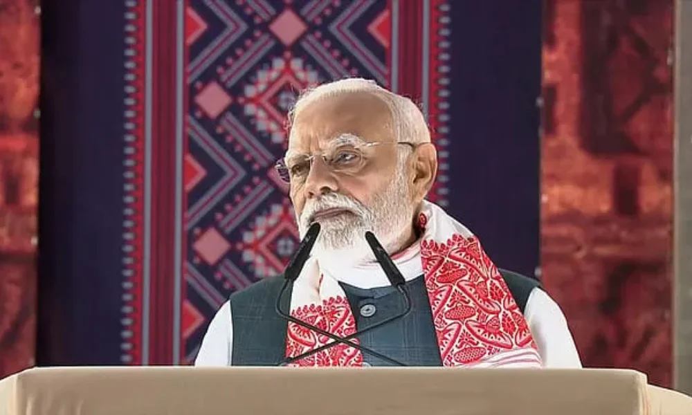 PM Modi Assam Speech on Nehru&rsquo;s Wounds