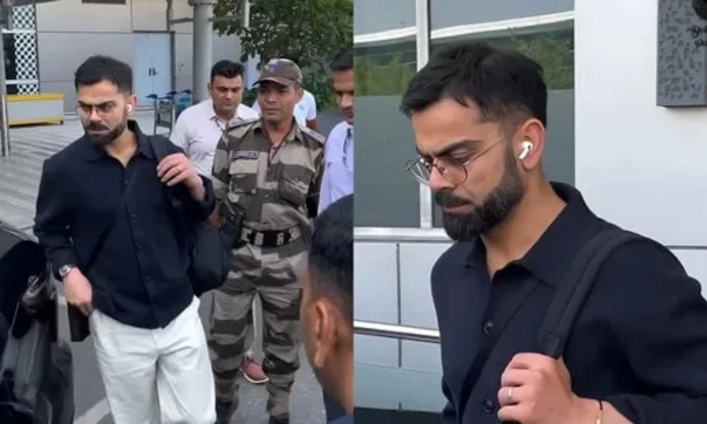 Rohit Sharma Virat Kohli Delhi airport fans Australia tour