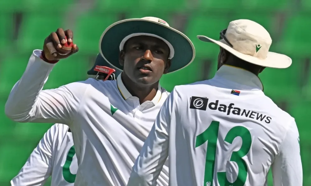Senuran Muthusamy 11 wickets Pakistan Test